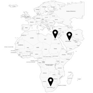 Map of our markets